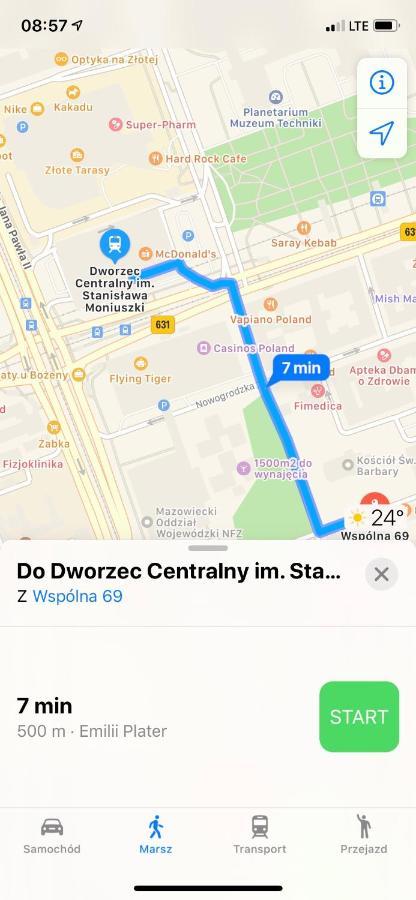Studio In Heart Of Warsaw II Екстериор снимка